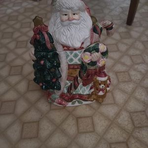 Santa cookie jar